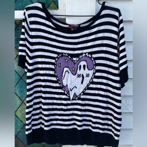 Hell Bunny Spooky Ghost Shirt- Size 4XL